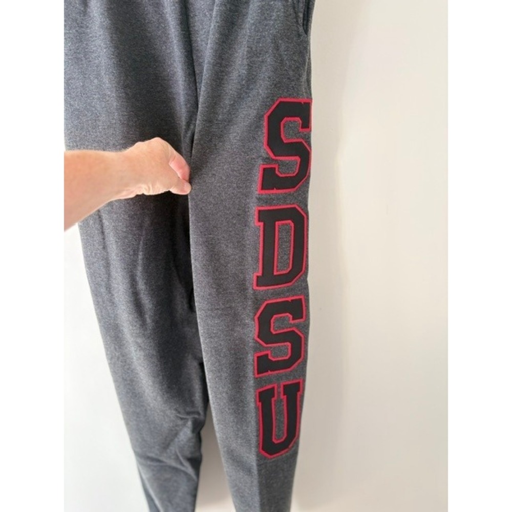 Champion SDSU San Diego State University Sweatpants Charcoal Gray Medium - Picture 3 of 4